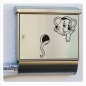 Preview: Briefkastenaufkleber Maus Briefkasten Aufkleber Sticker B014